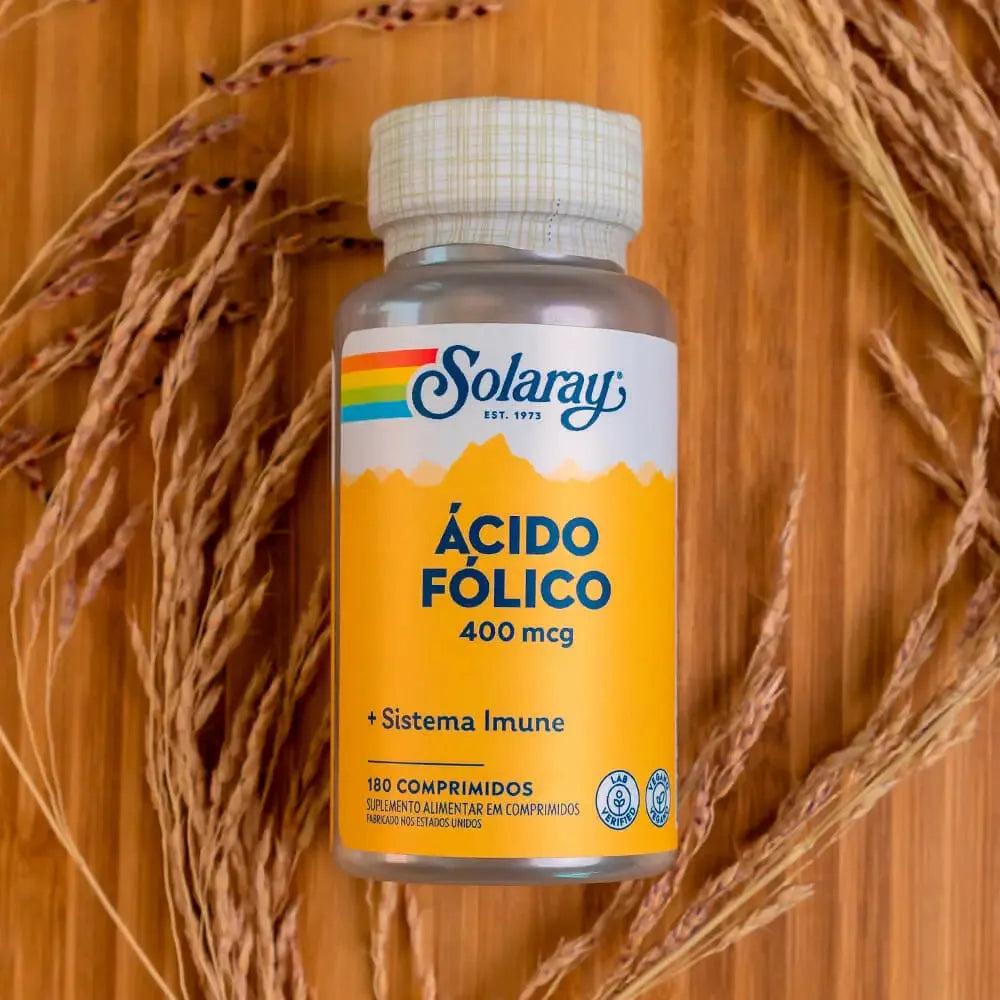 Ácido Fólico 400 mcg (VEGANO) - 180 cp