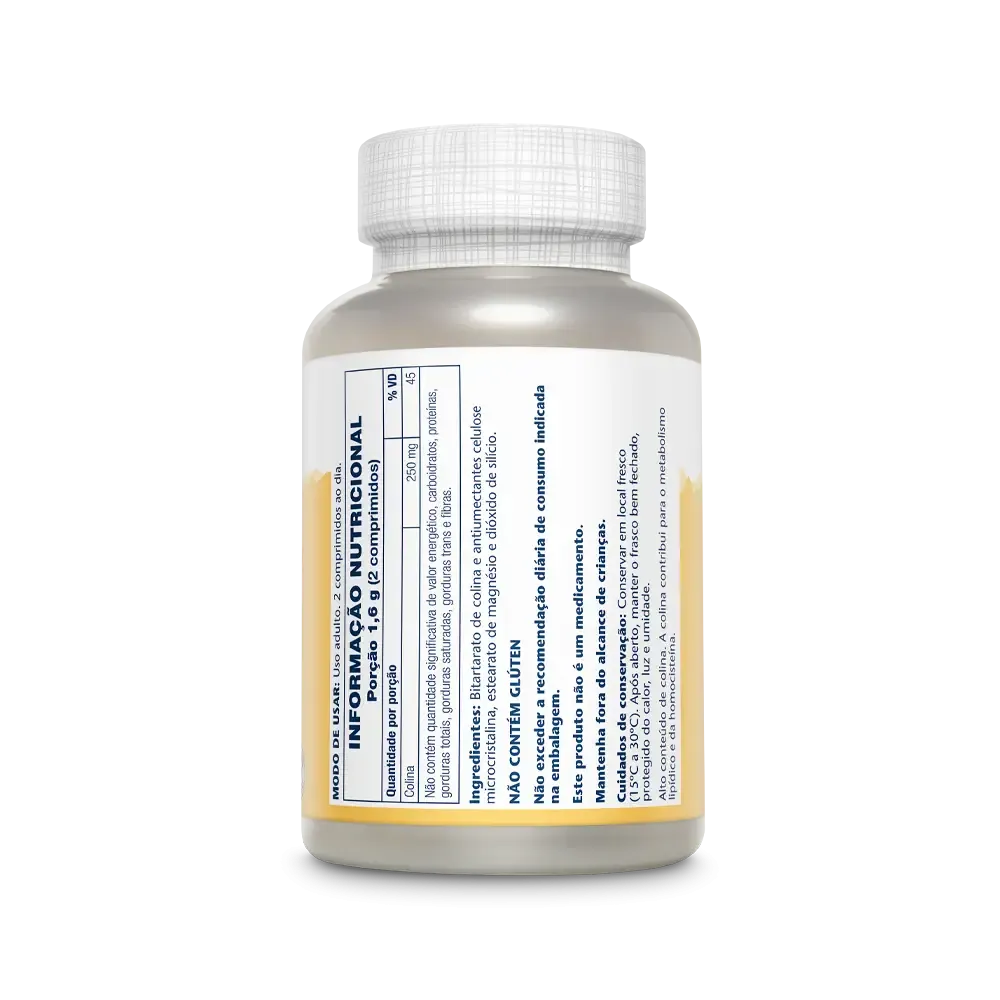 Colina 250 mg  (VEGANO) - 100 cp