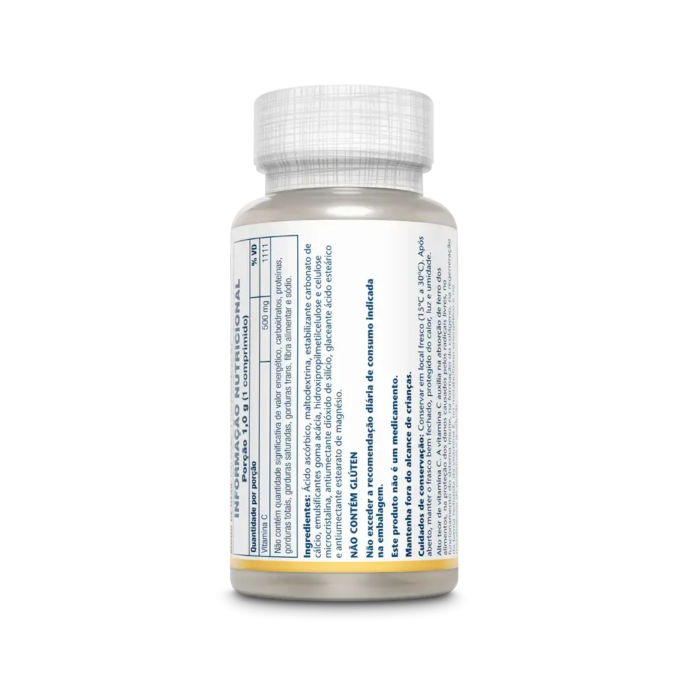 Vitamina C 500 mg - Ação Prolongada - 100 cp